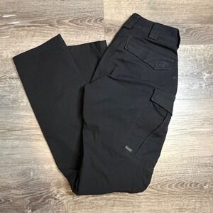 5.11 Tactical Womens Black Cargo Pants Size 0 Regular Workwear Utility Hiking